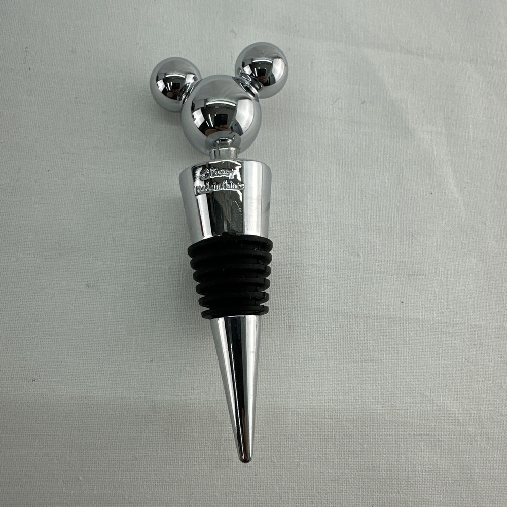 Disney Mickey Ears ~ Stainless Steel Bottle Wine Stopper